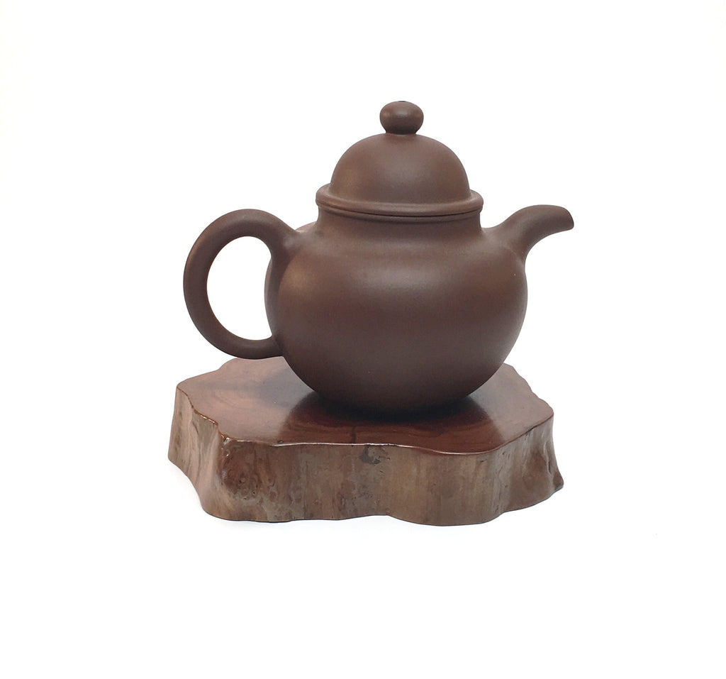 Small Bell Teapot-brown clay