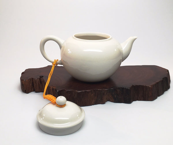 Small White Porcelain Tea Pot