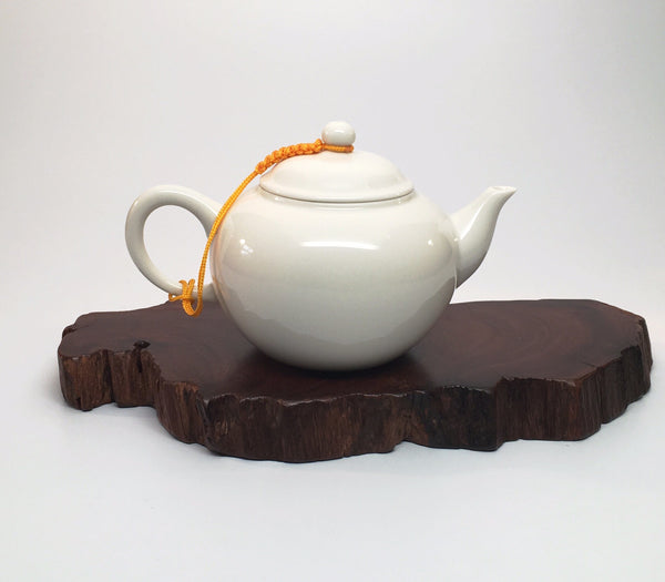 Small White Porcelain Tea Pot