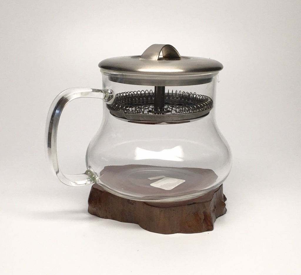 Tea Pot-Glass   16 oz strainer lid
